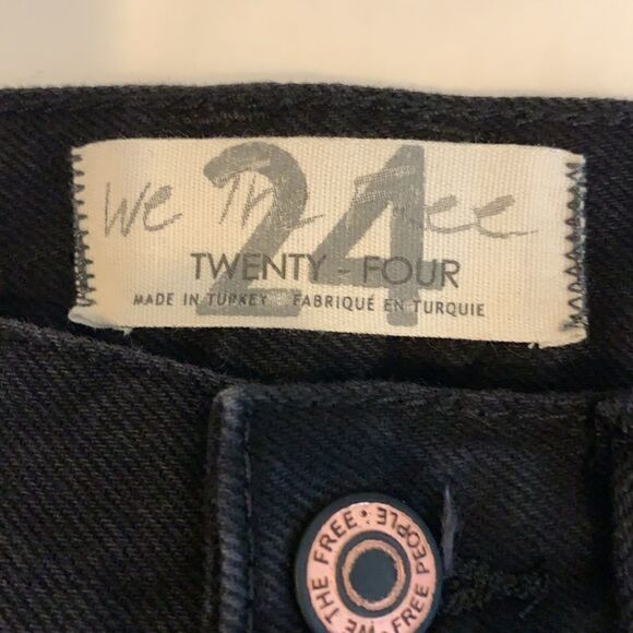 Free People Black Out high rise straight leg jeans - Picture 11 of 14